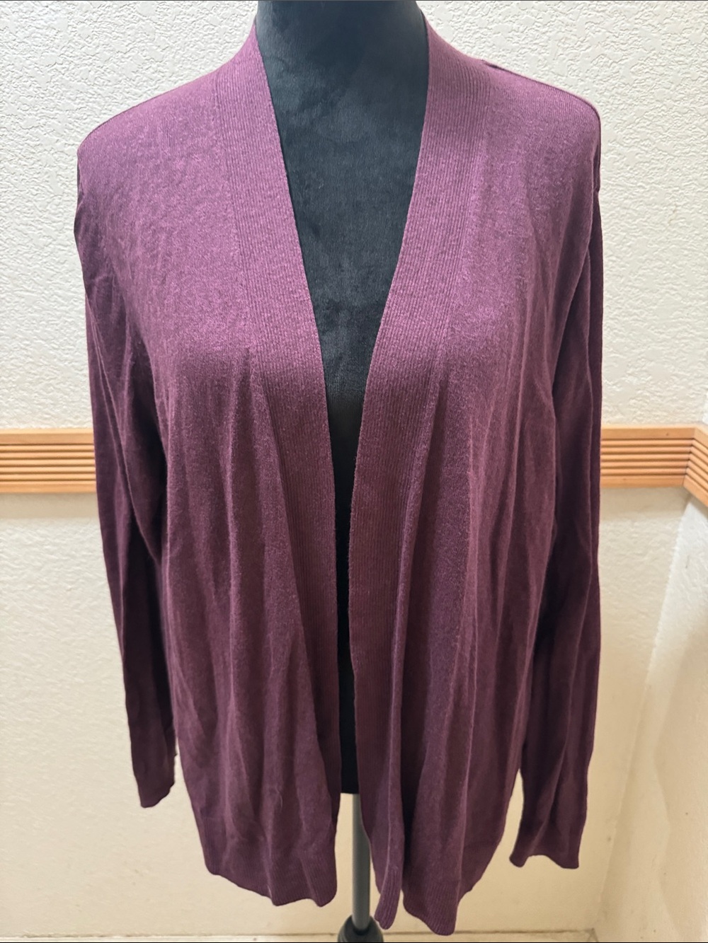 NWT Old Navy Women's Open-Front Cardigan Sweater - Plum Size XXL